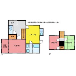 豊川市伊奈町古当戸建の物件間取画像